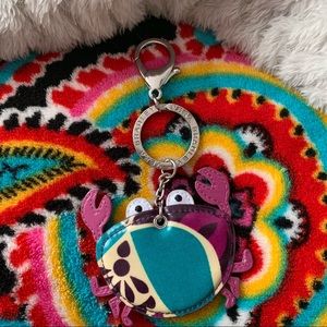Vera Bradley Crab 🦀 Keychain